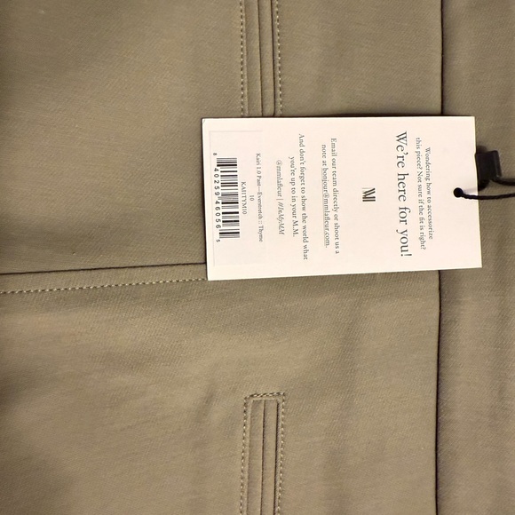 MM Lafleur NWT women’s Kairi 1.0 Everstretch Thyme pants - Picture 2 of 6